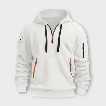 Tom - Half-Zip Kapuzenpullover